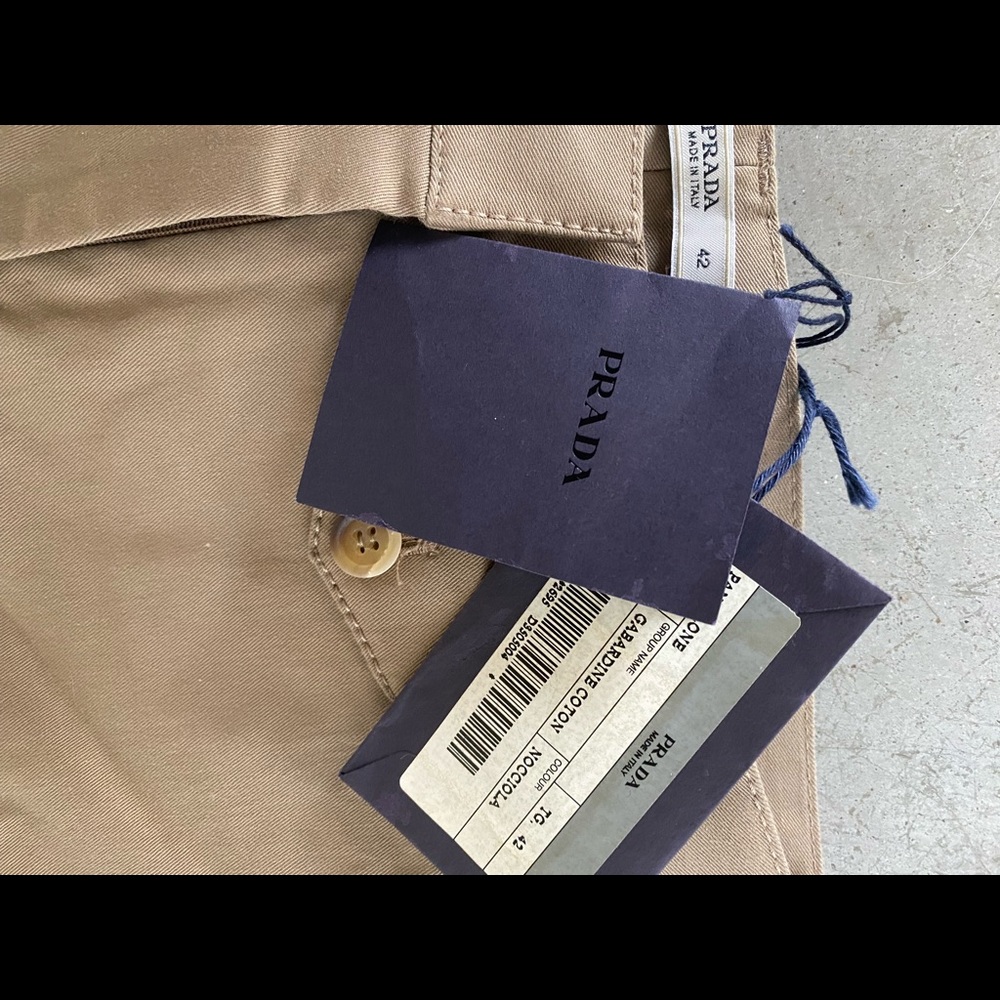 Vintage Prada low-rise pants new with tags